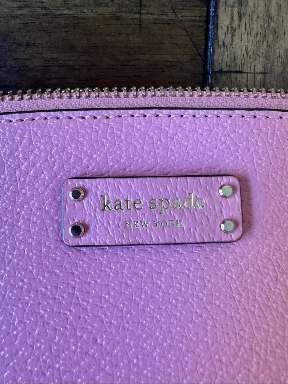 kate spade Pink Pebbled Leather Crossbody Bag with Adjustable Strap